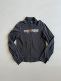 Graphic Navy Zip Up Jacket