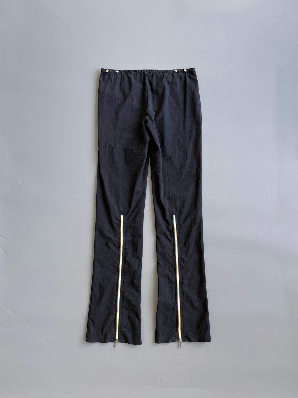 Miu Miu Navy Nylone Pants