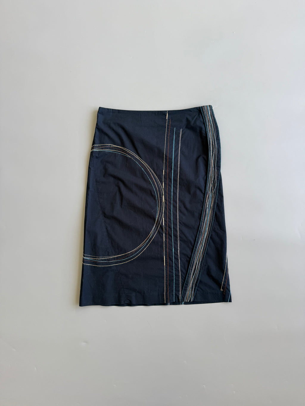 E Play Navy Cotton Skirt