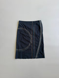E Play Navy Cotton Skirt
