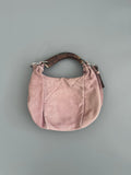Yves Saint Laurent Mombasa Pale Pink Suede Hand Bag