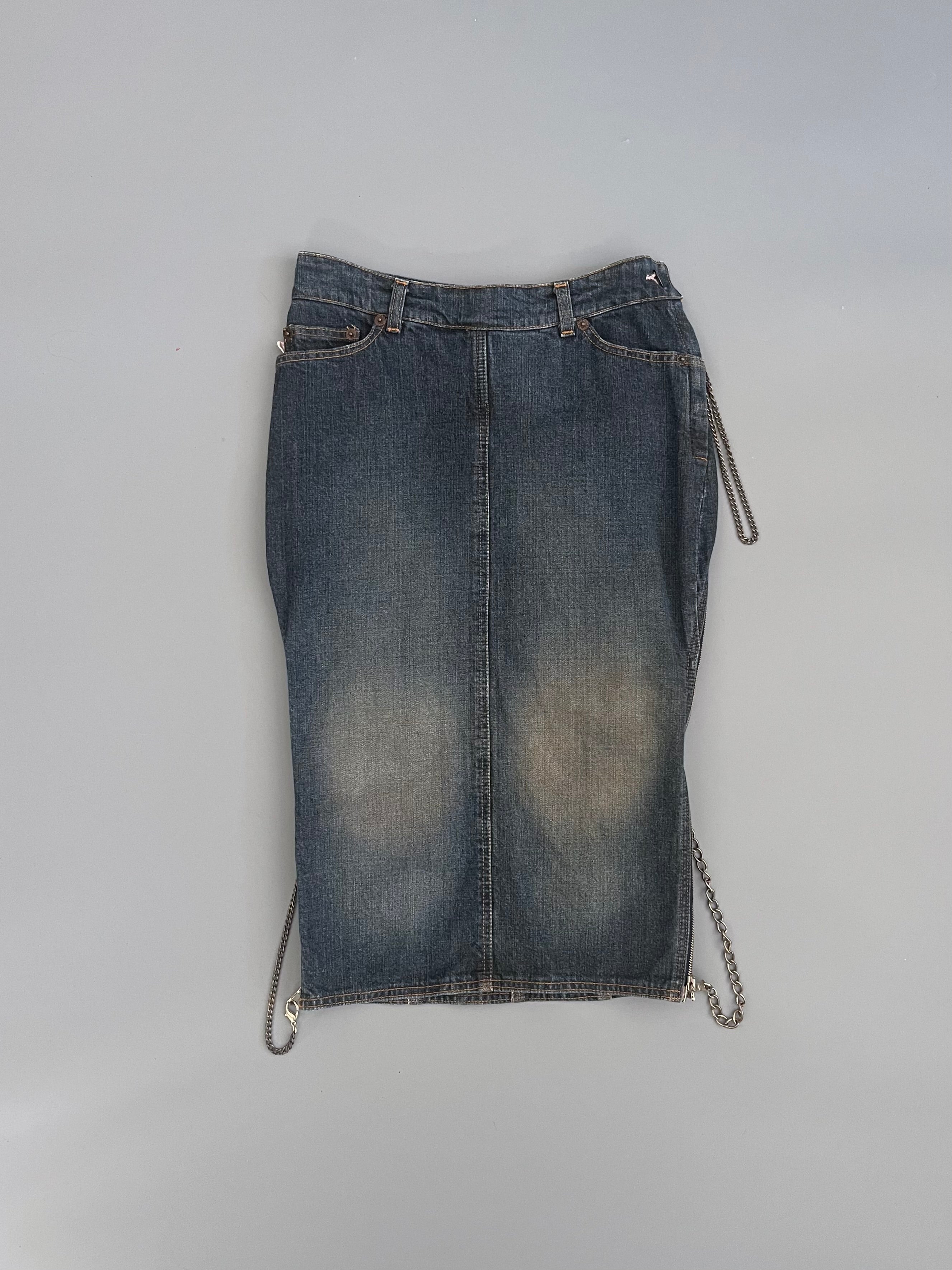 Paul Smith Denim Zipper Skirt