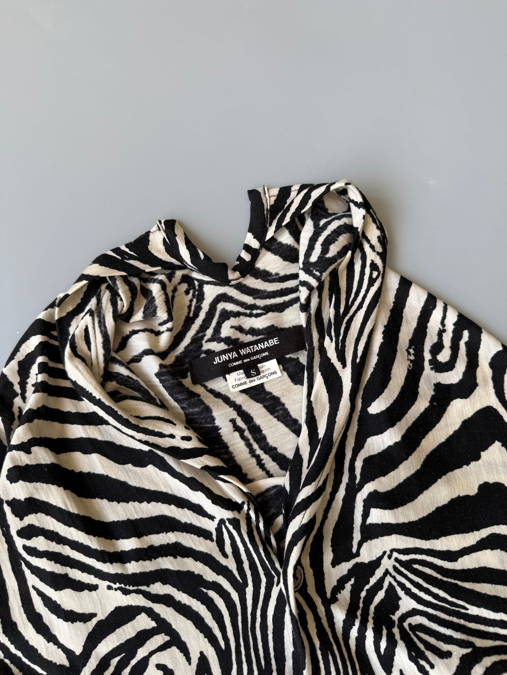 Junya Watanabe Spring 2008 Zebra Printed Blouse