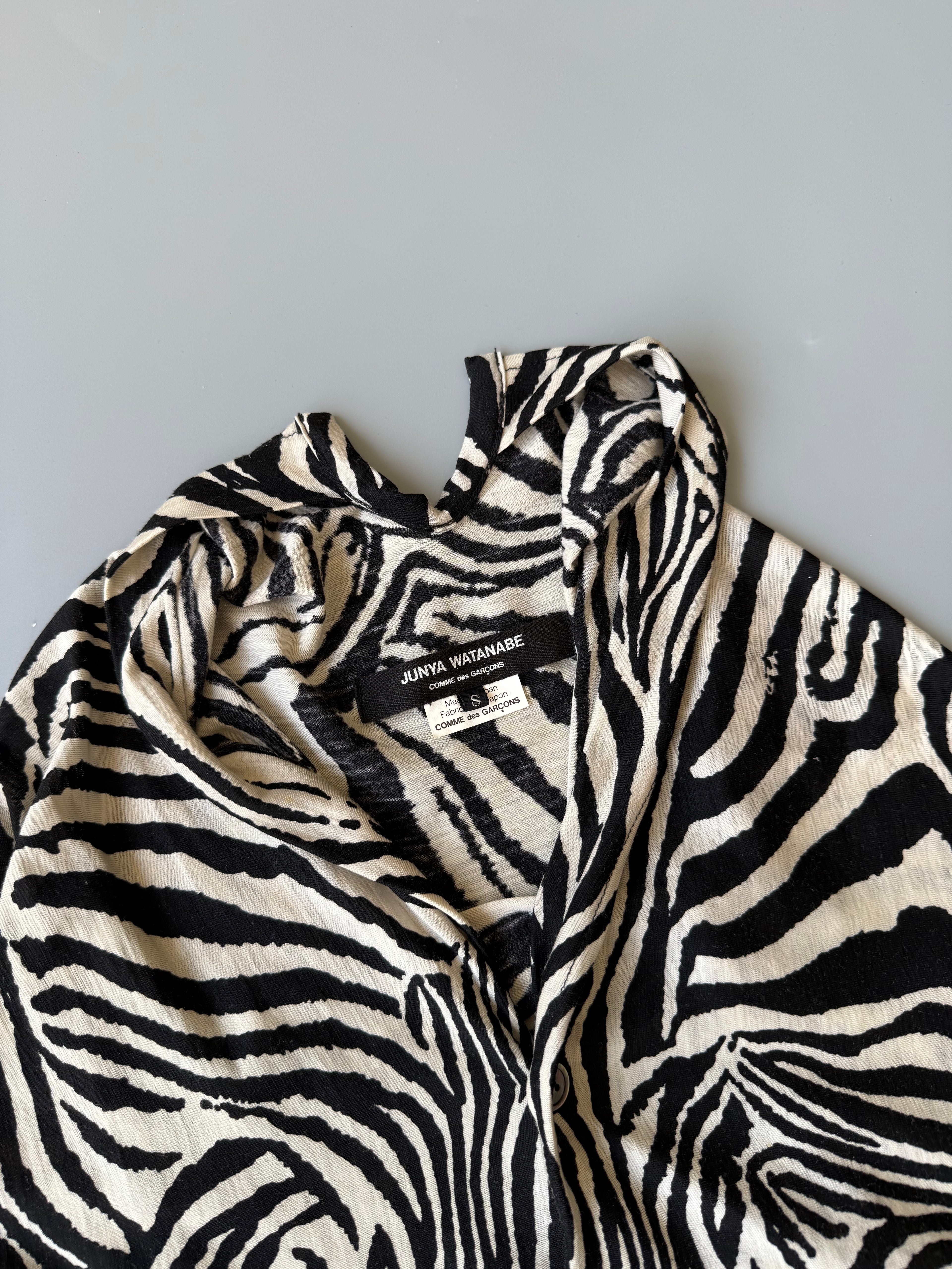 Junya Watanabe Spring 2008 Zebra Printed Blouse