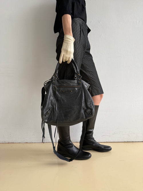 Balenciaga Veo Leather Bag