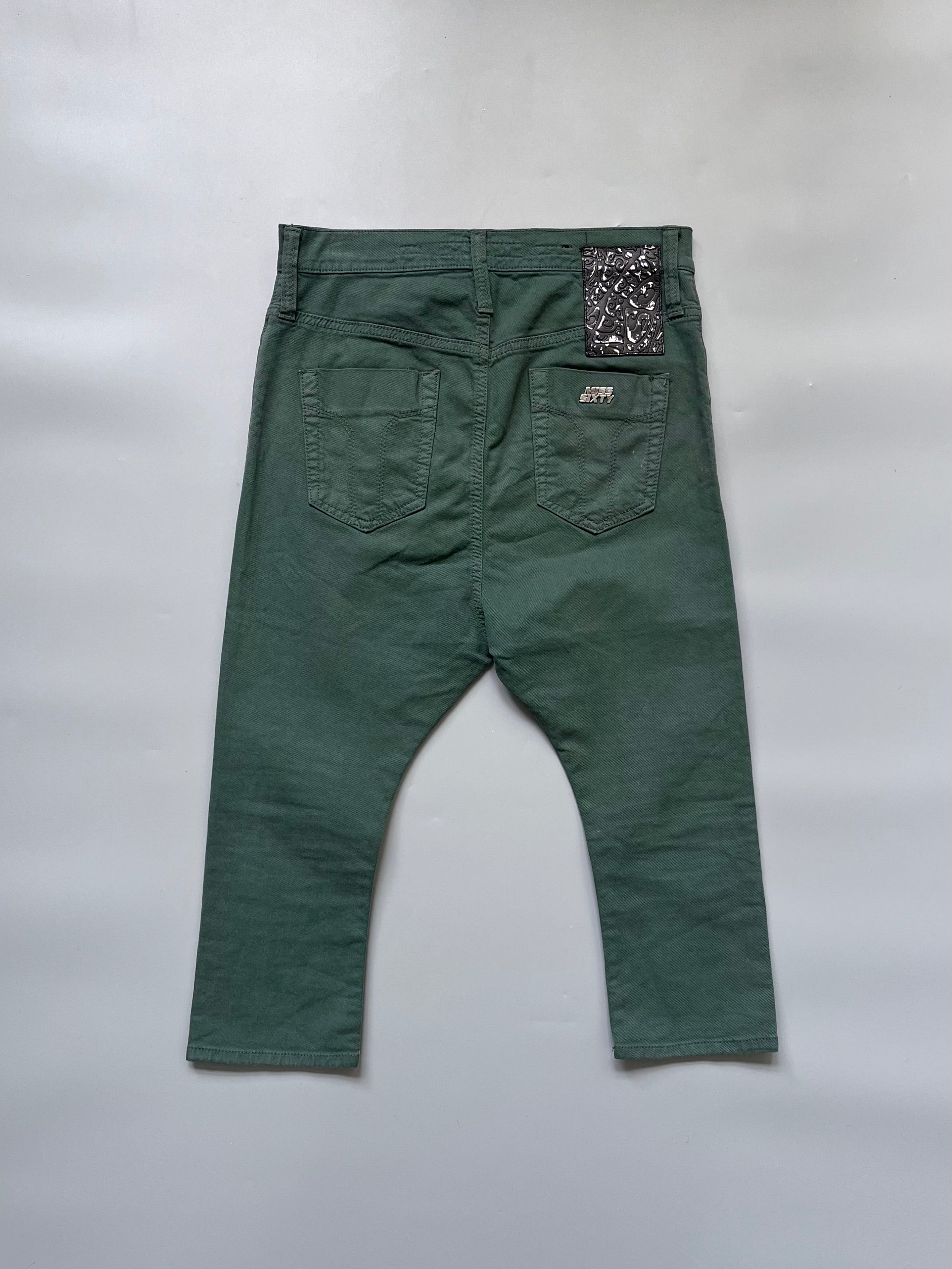Miss Sixty Green Low Crotch pants Pants