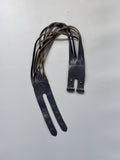 Empoiro Armani Navy Wide Leather Belt