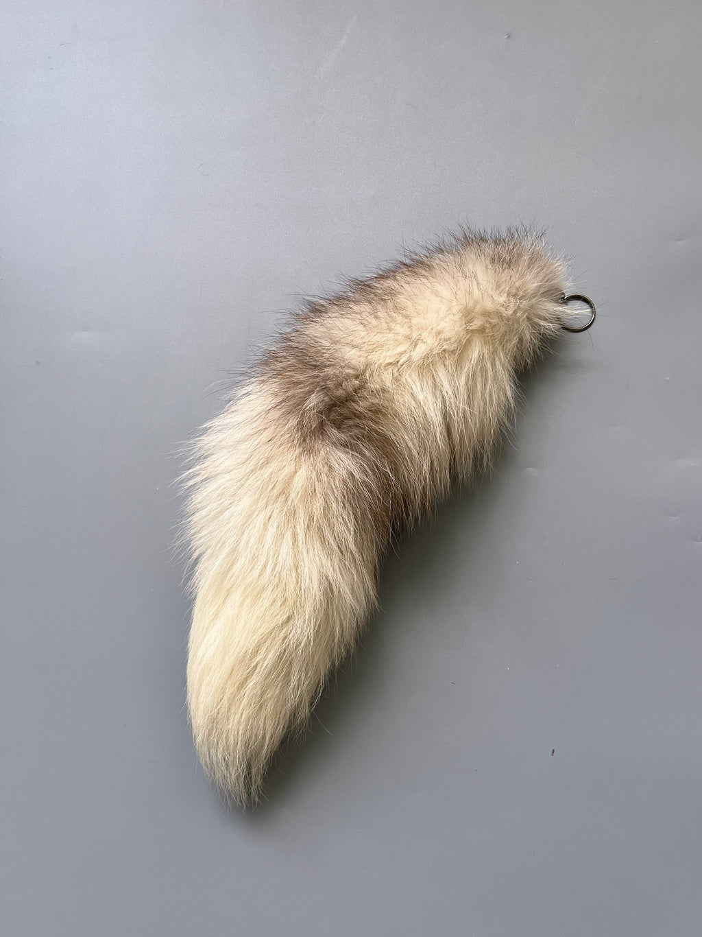 Vintage Authentic Silver Fox Tail