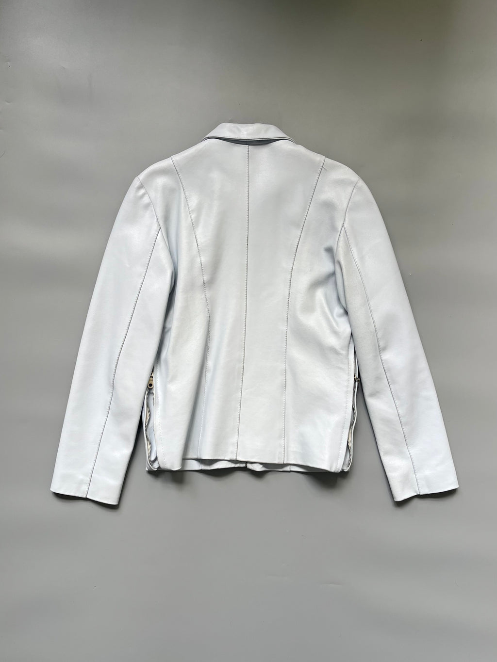 Urban Babe Baby Blue Leather Jacket