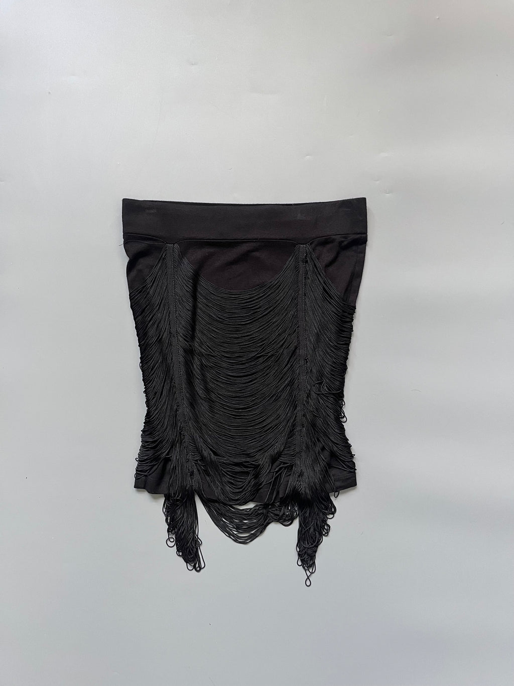 Denny Rose Fringe Skirt/ Top