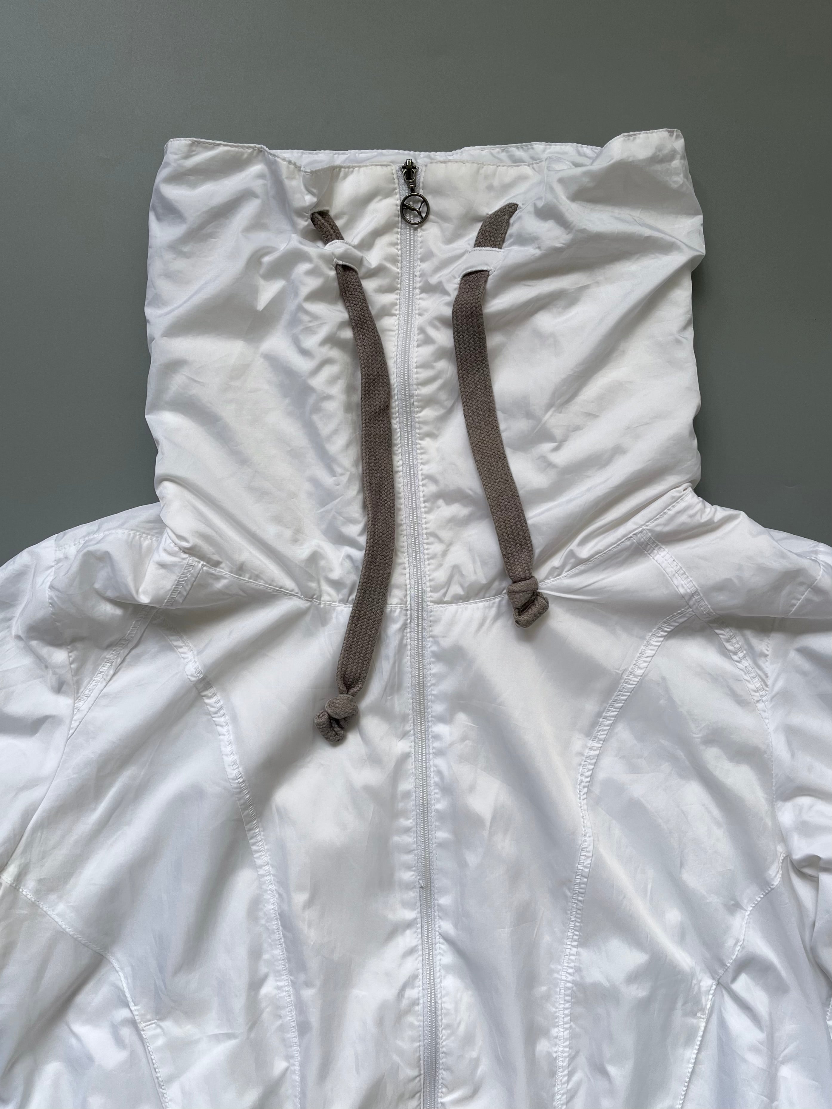 Puma High Necked White Tracksuit