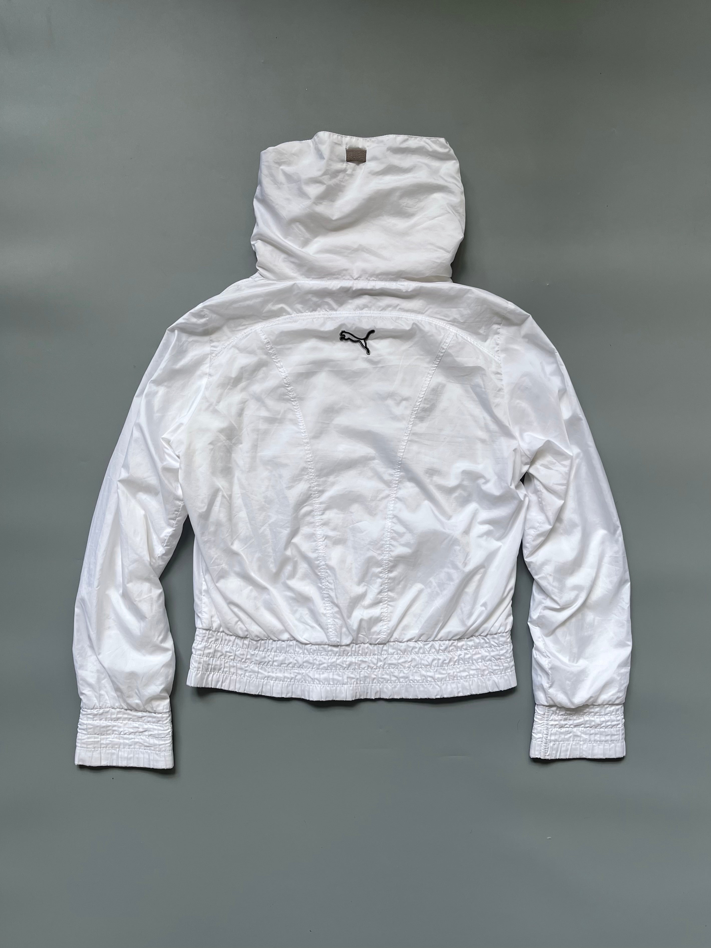 Puma High Necked White Tracksuit
