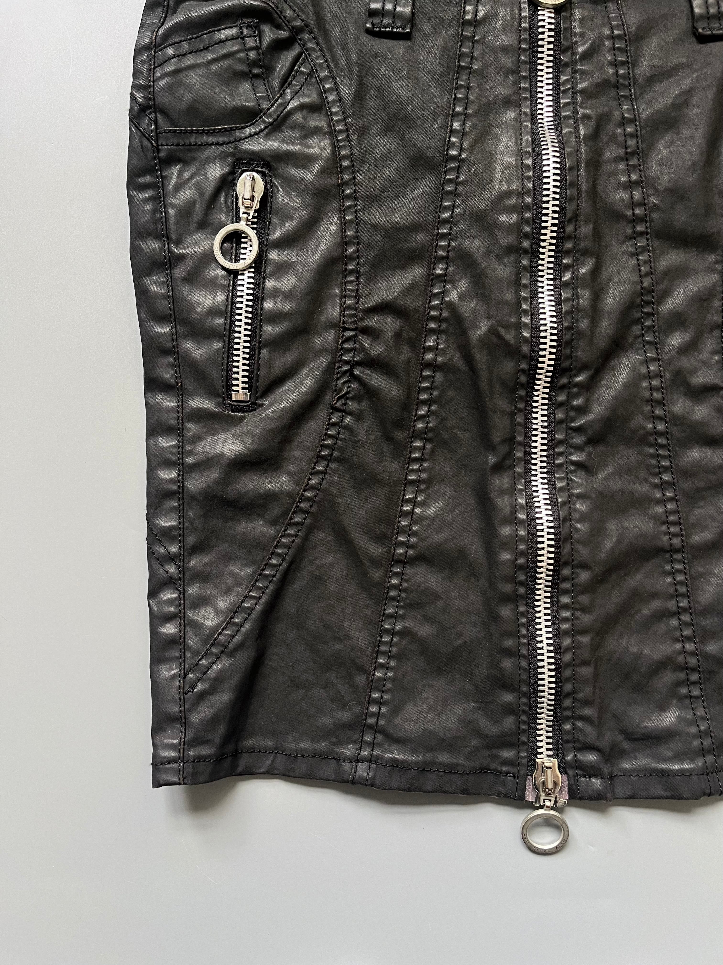 Bray Steven Alan Leather Mini Skirt 