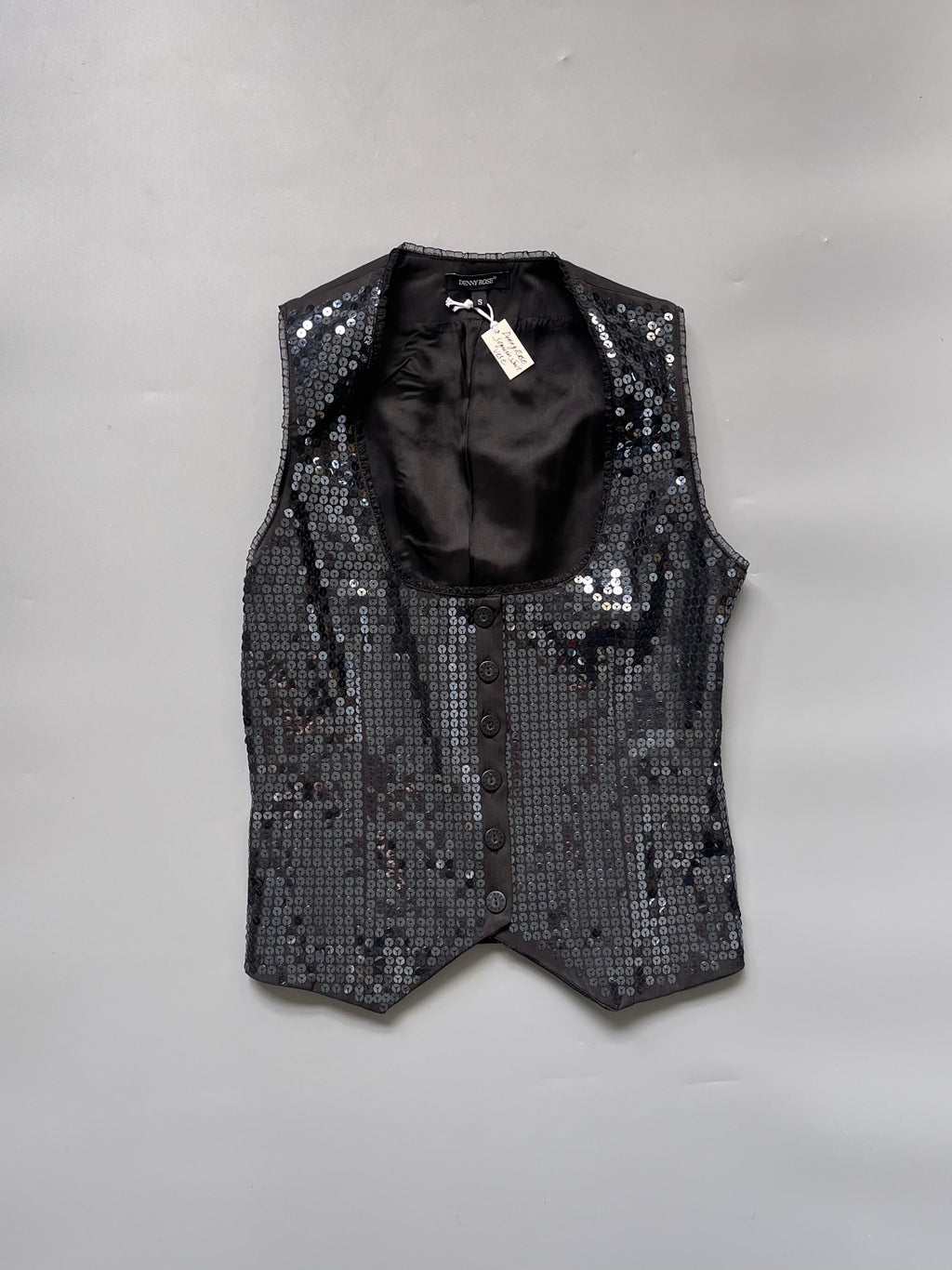 Denny Rose Sequins Suit Vest