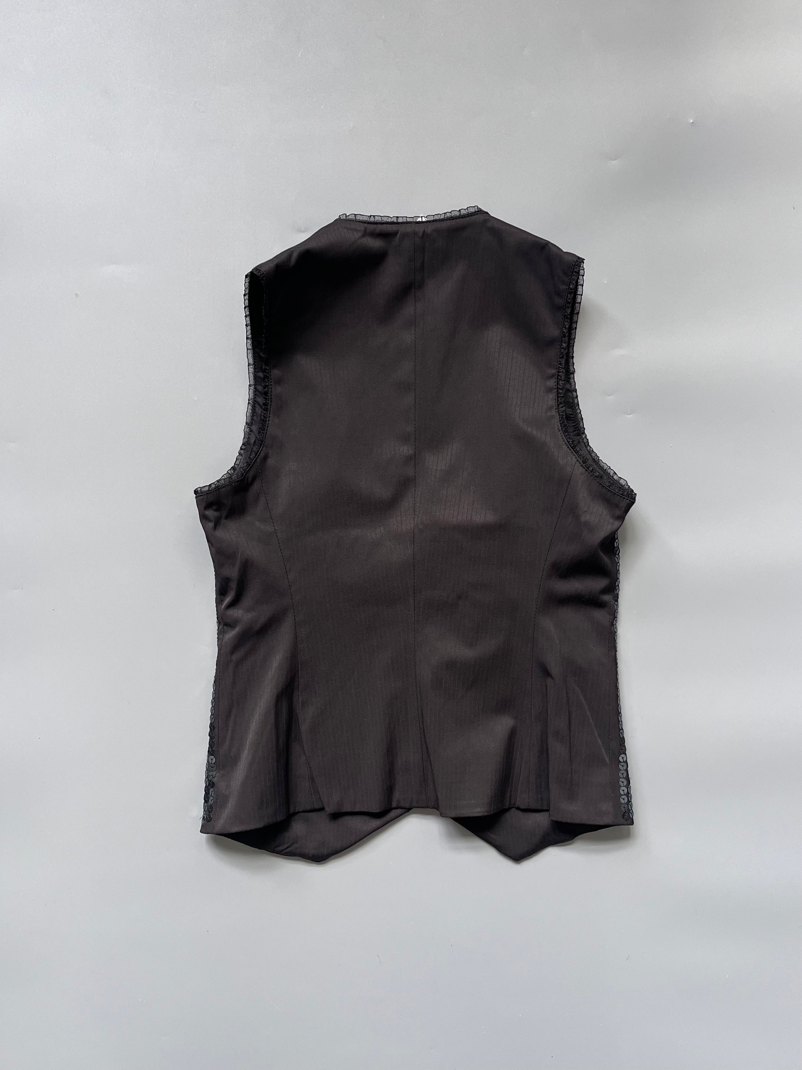 Denny Rose Sequins Suit Vest