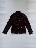 Made in Japan Black Velvet Buttons Coat