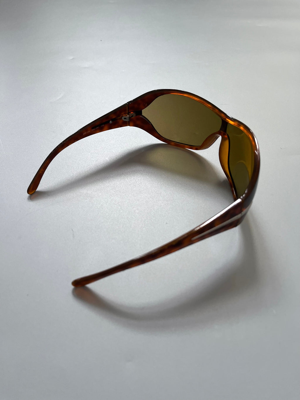 Prada SPR12G Oversized Brown Tortoise Goggle Sunglasses