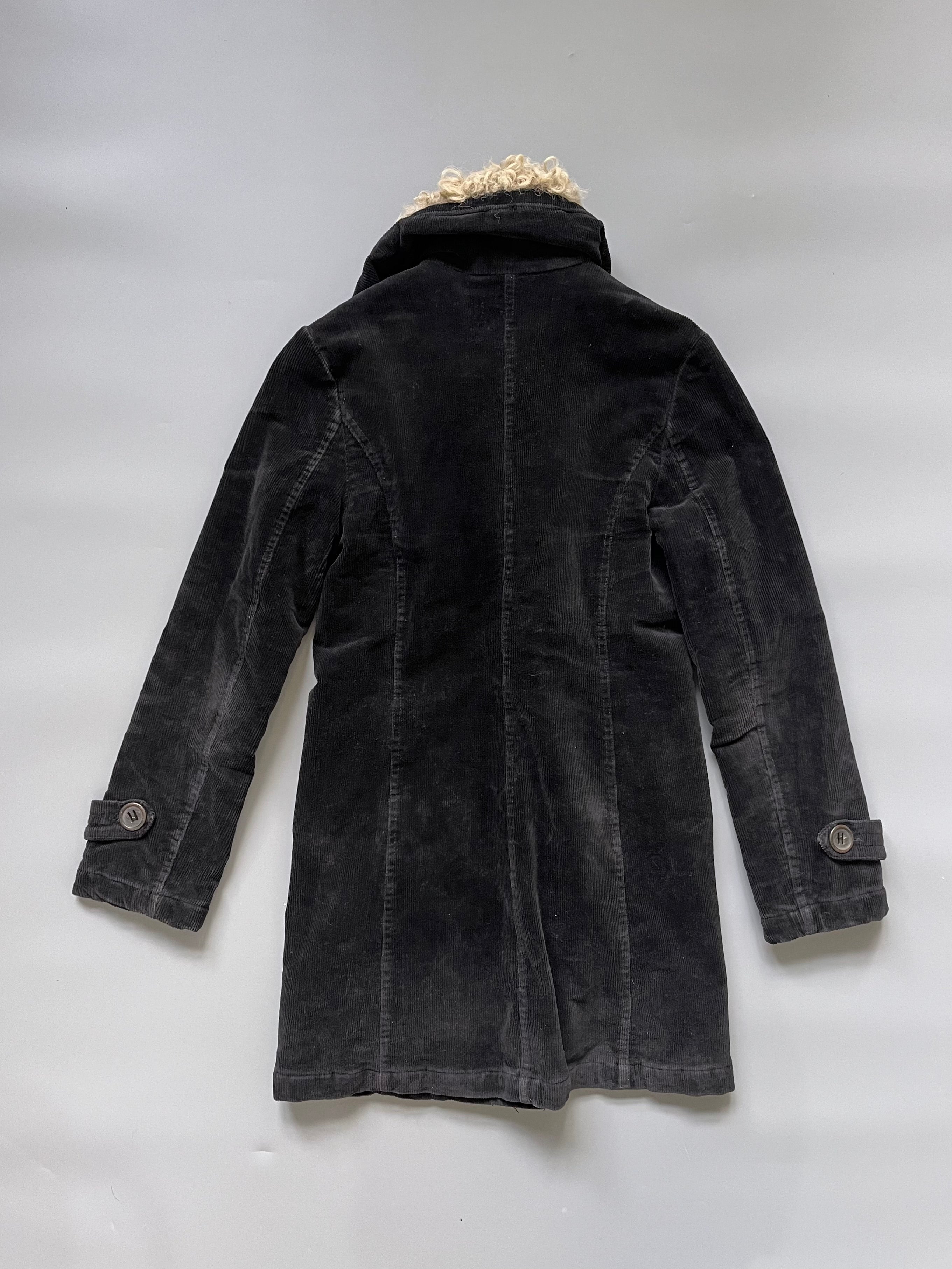 Anna Rita N Double Breasted Suede Long Coat