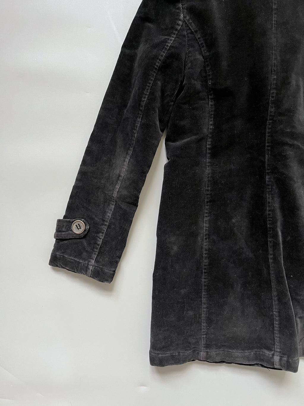 Anna Rita N Double Breasted Suede Long Coat
