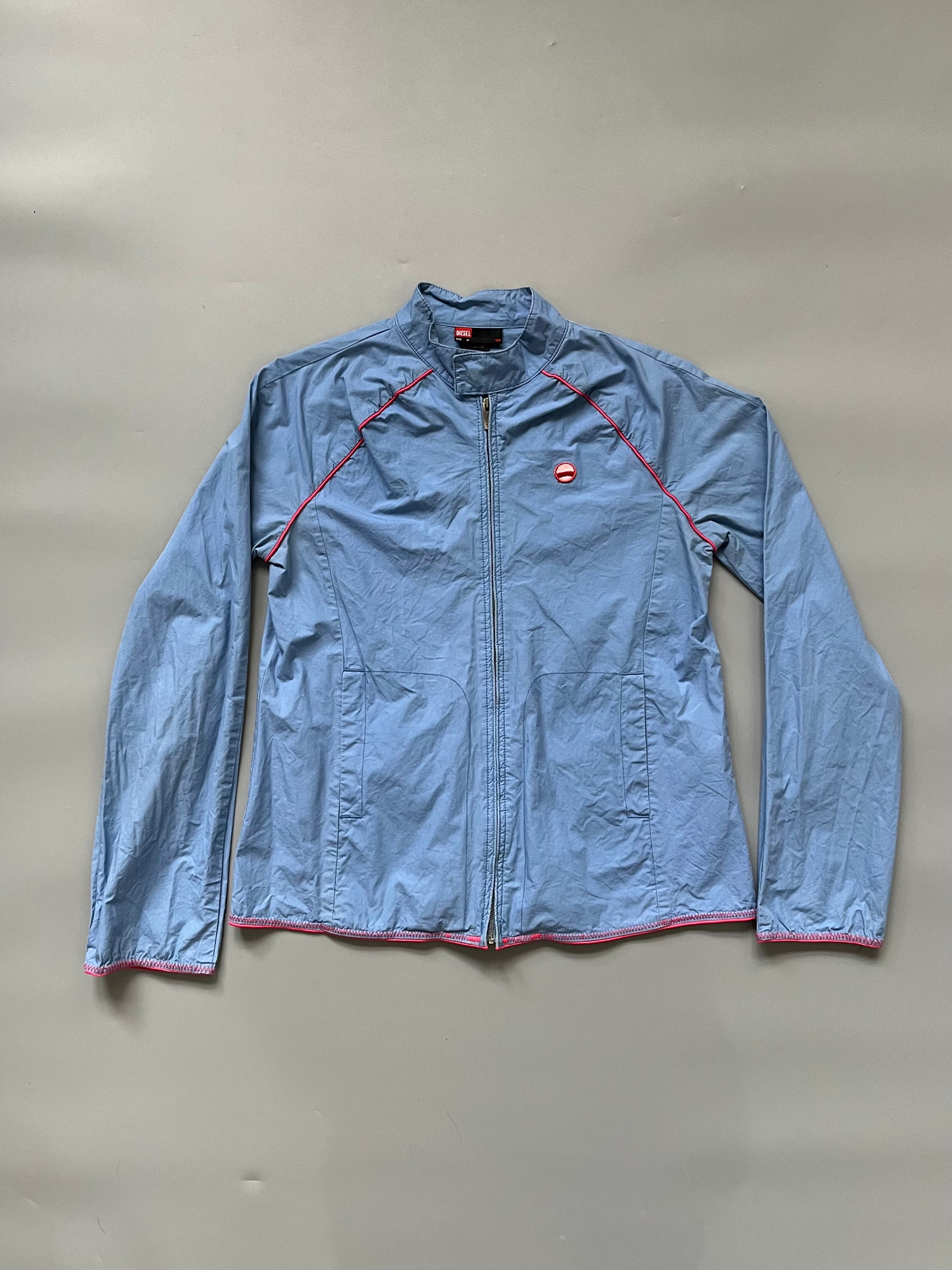 Diesel Blue Windbreaker Jacket