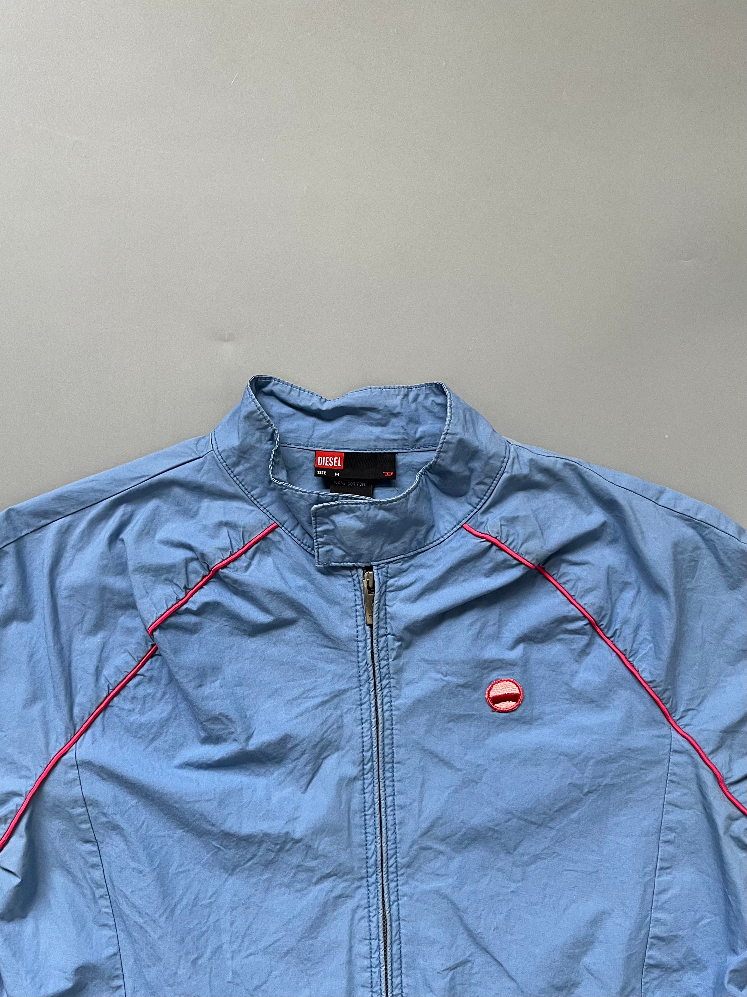 Diesel Blue Windbreaker Jacket