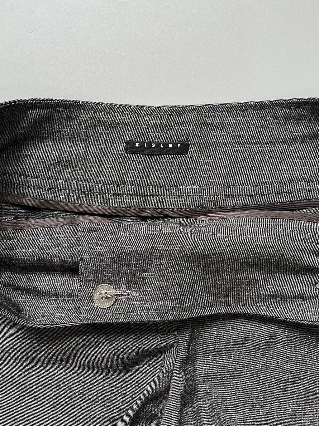 Sisley Grey Wool Mini Shorts