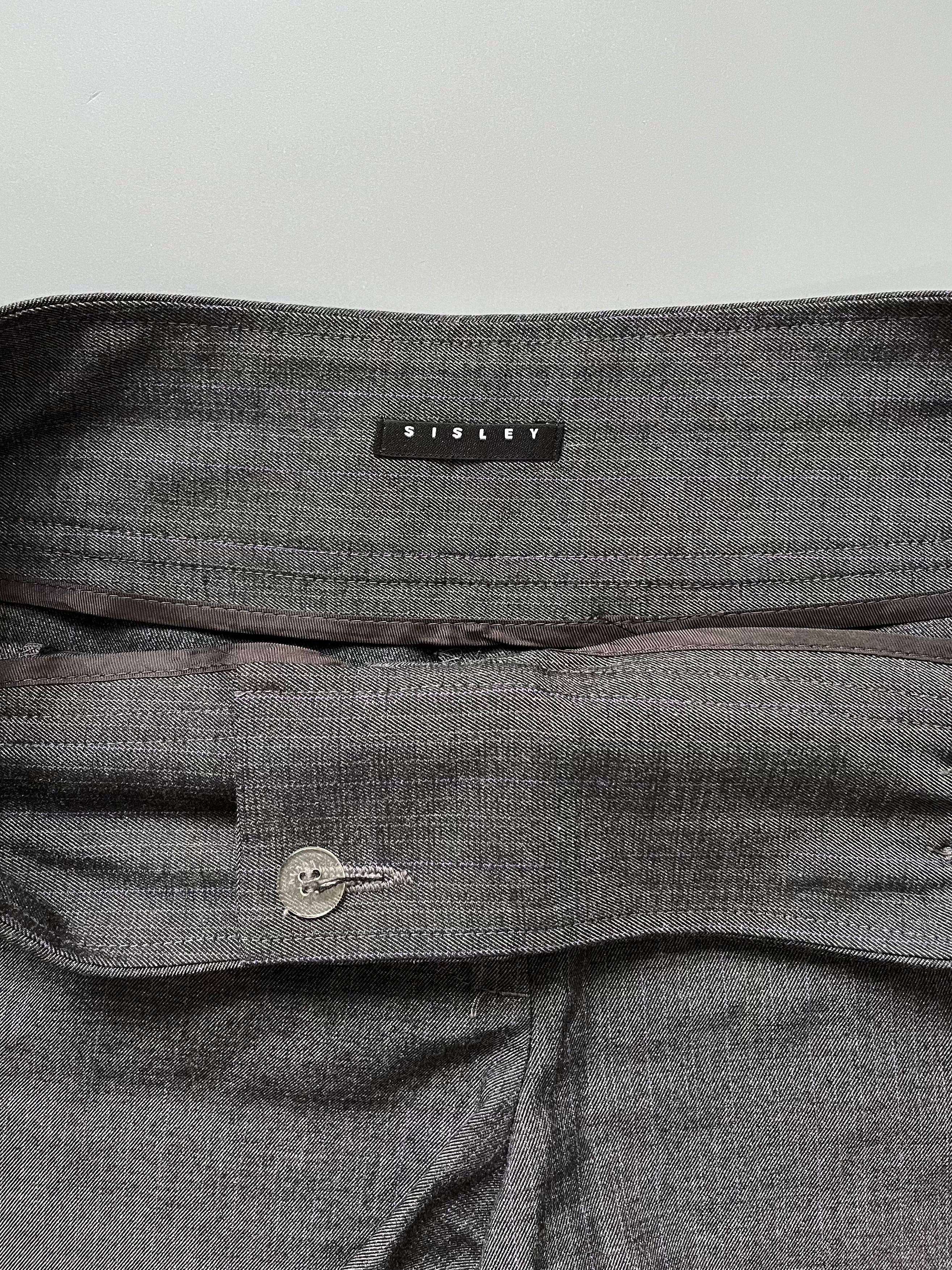 Sisley Grey Wool Mini Shorts