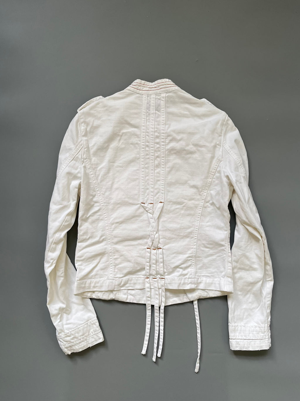 Rossodisera Ecru Cotton Jacket