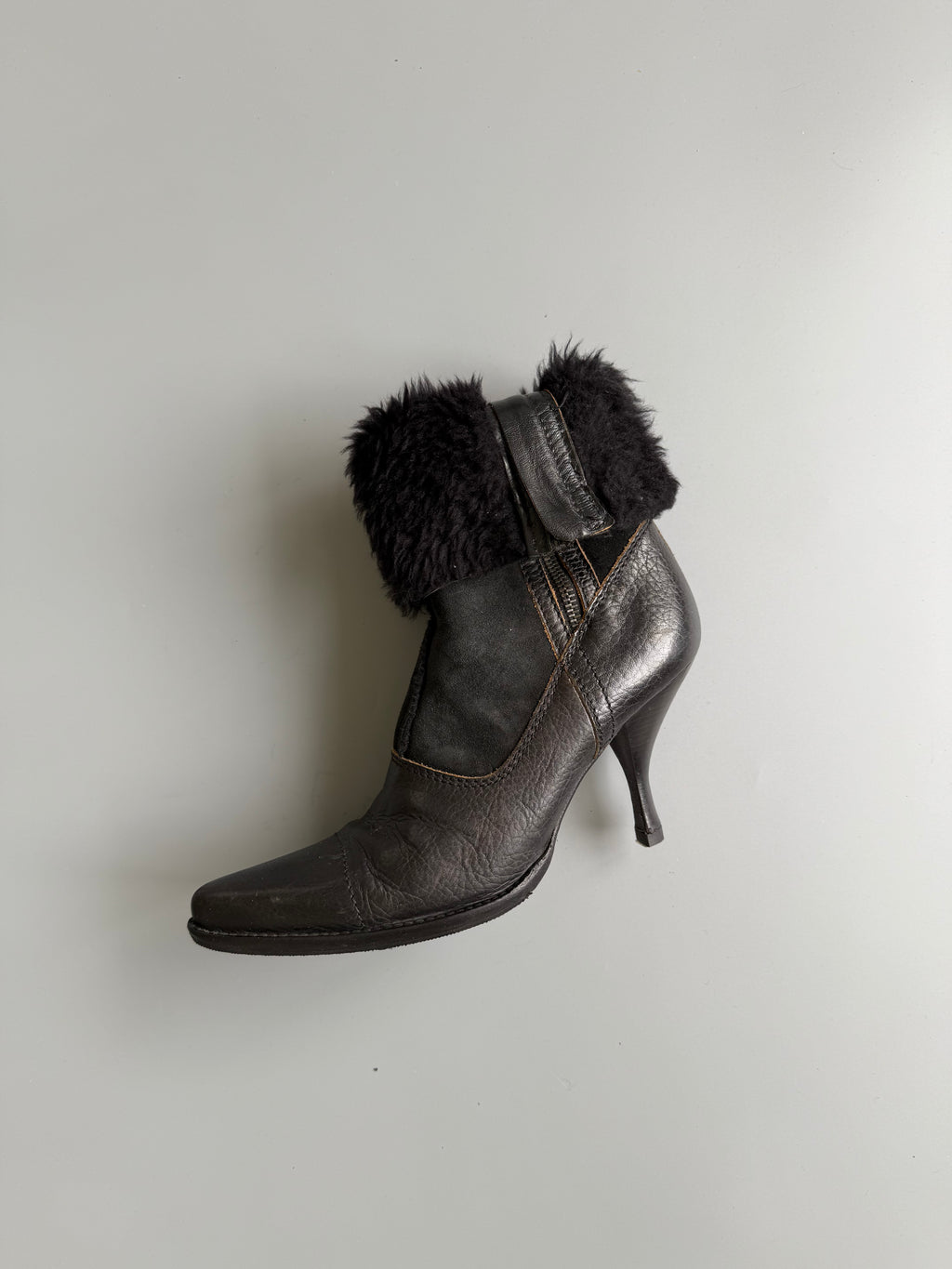 Miu Miu FW 2001 Double Zippers Boots