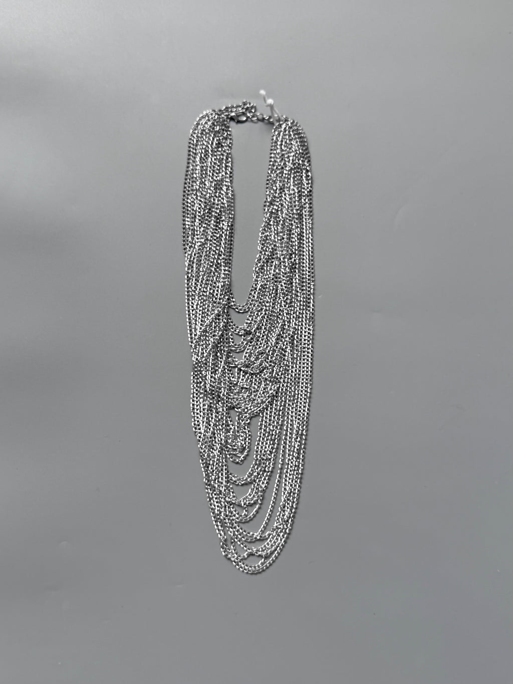 Silver Tone Chain Necklace