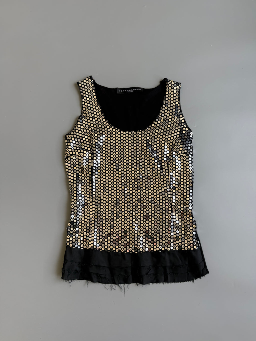 Jean Colonna Sequin Tank Top