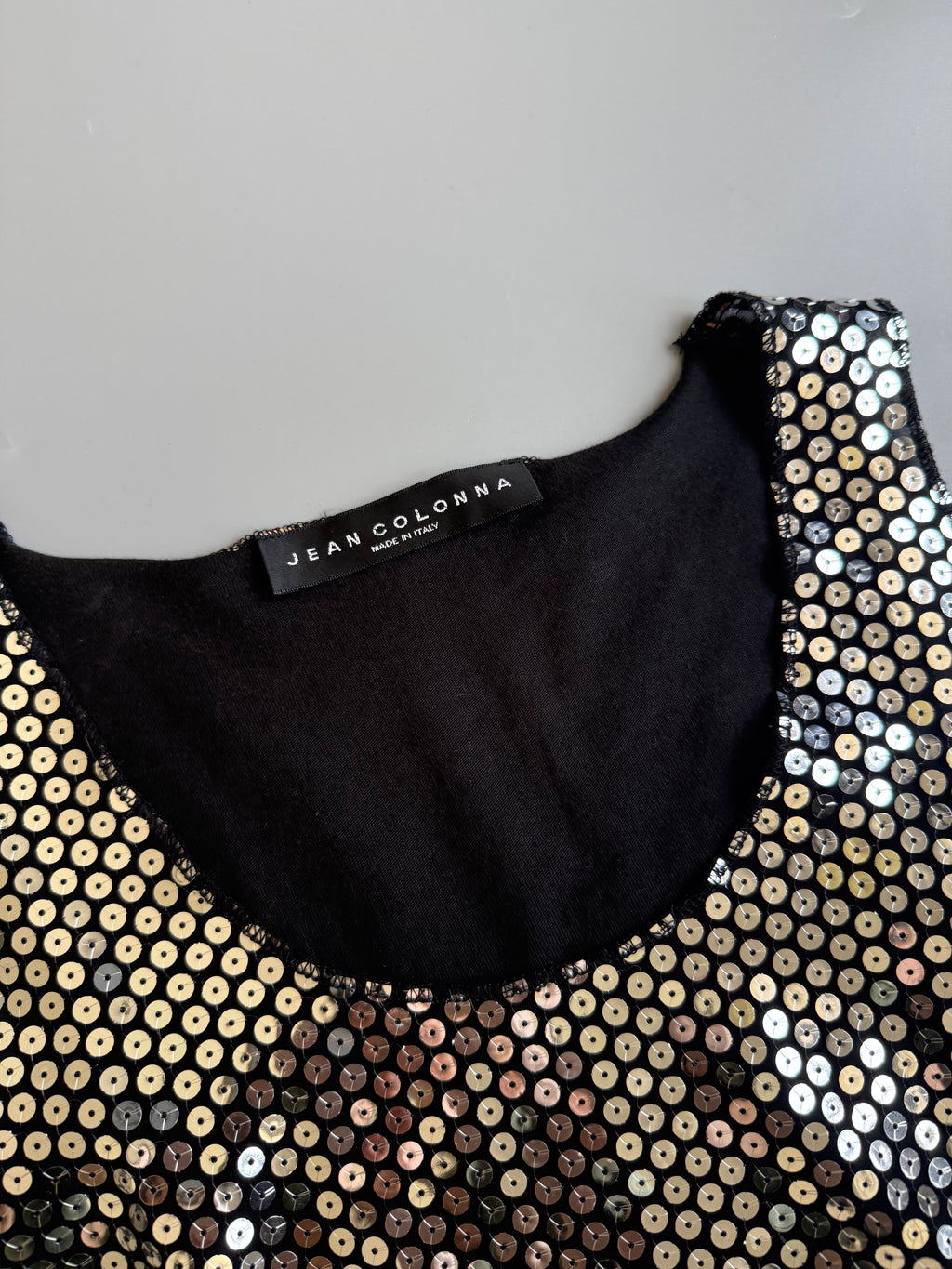Jean Colonna Sequin Tank Top