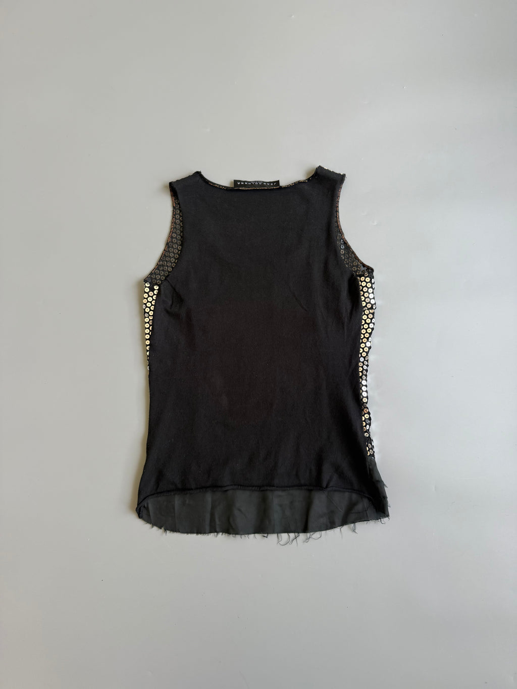 Jean Colonna Sequin Tank Top