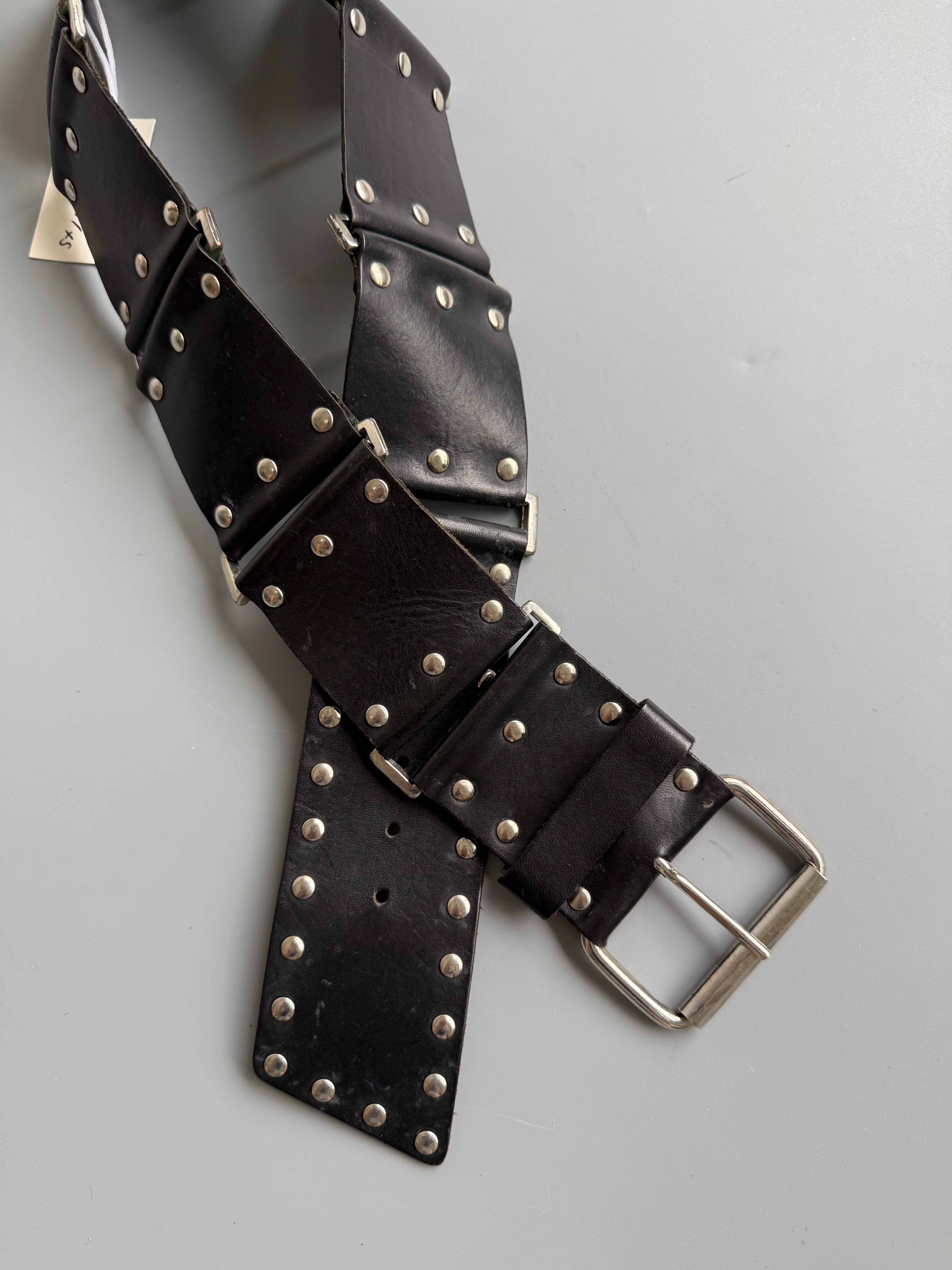 Studded Leather Belt