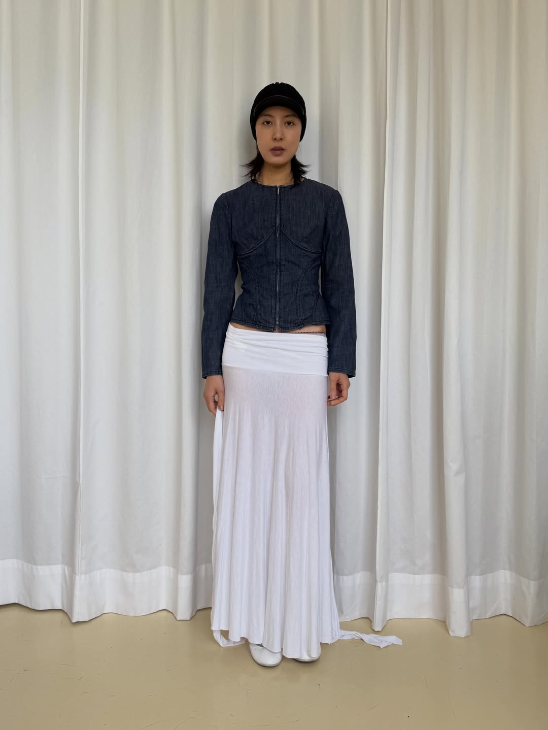 Max&Co Denim Corset Jacket