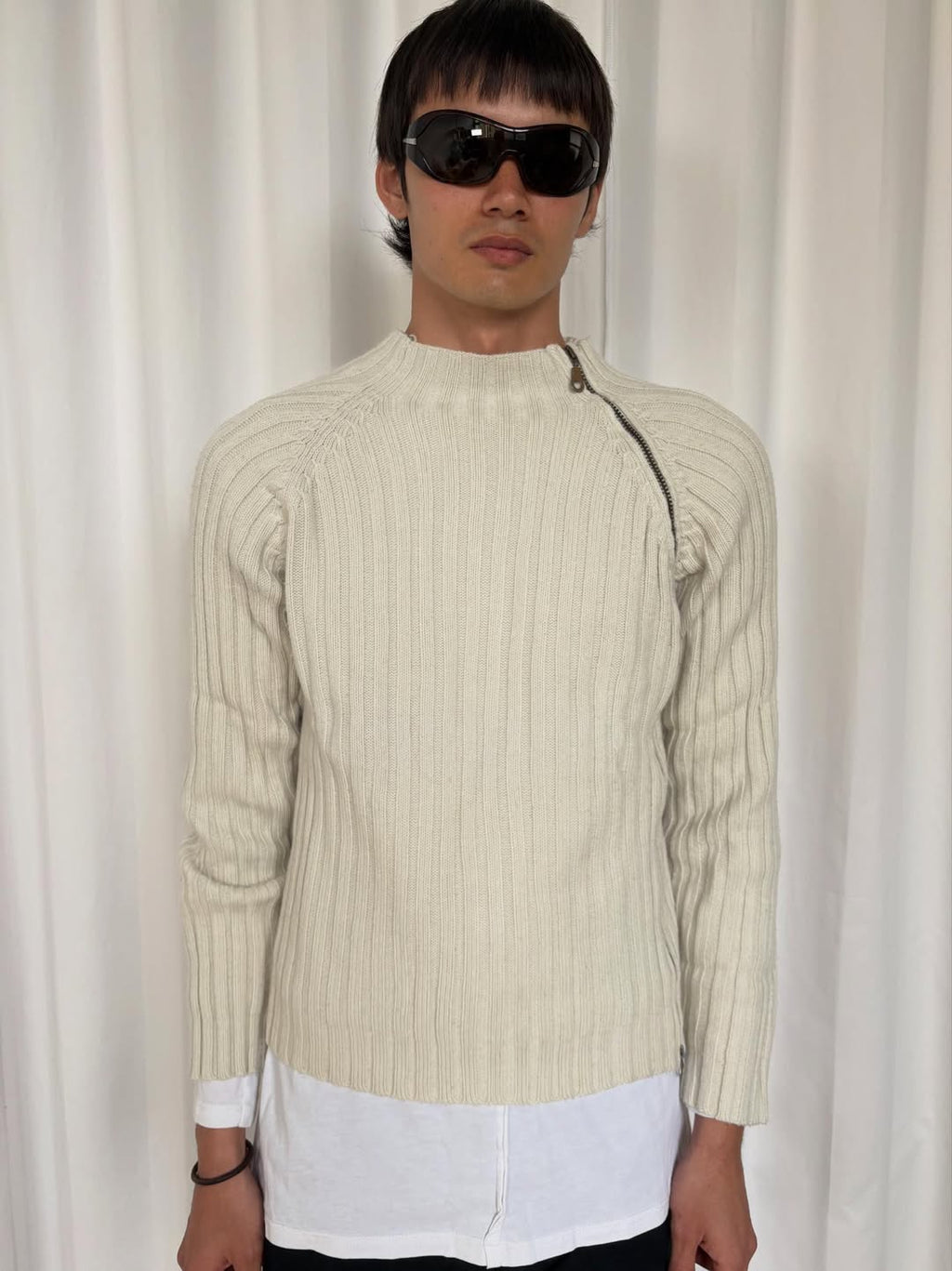 Prada SPR12G Oversized Brown Tortoise Goggle Sunglasses