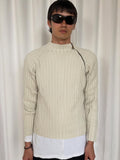 Prada SPR12G Oversized Brown Tortoise Goggle Sunglasses