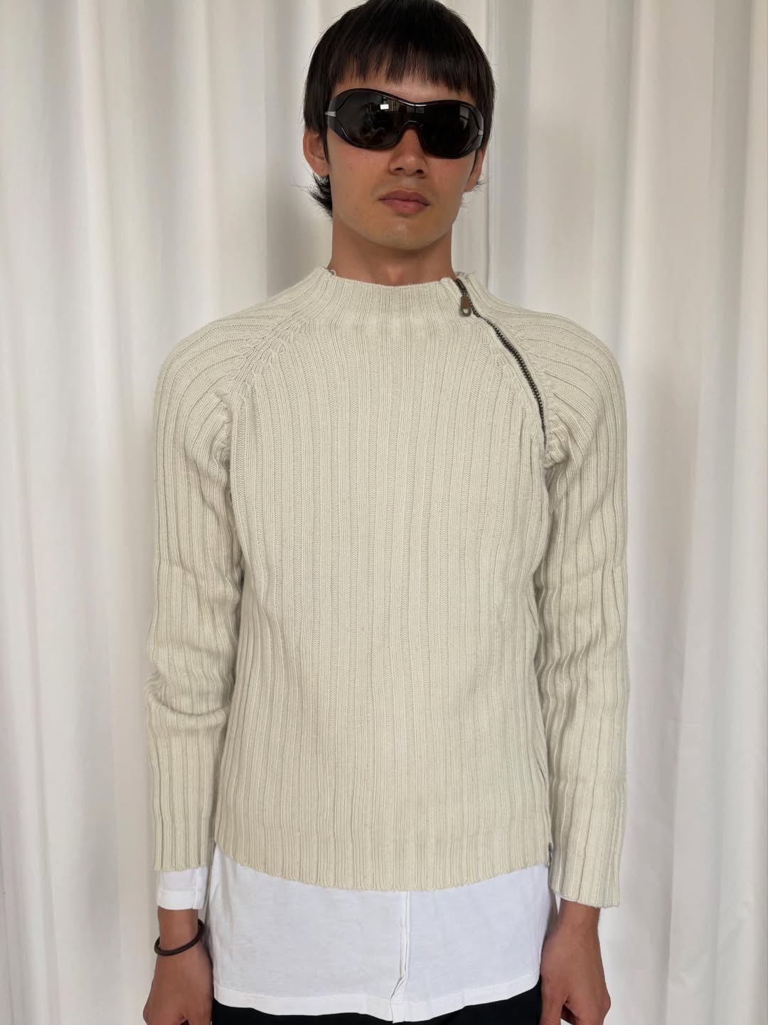 Prada SPR12G Oversized Brown Tortoise Goggle Sunglasses