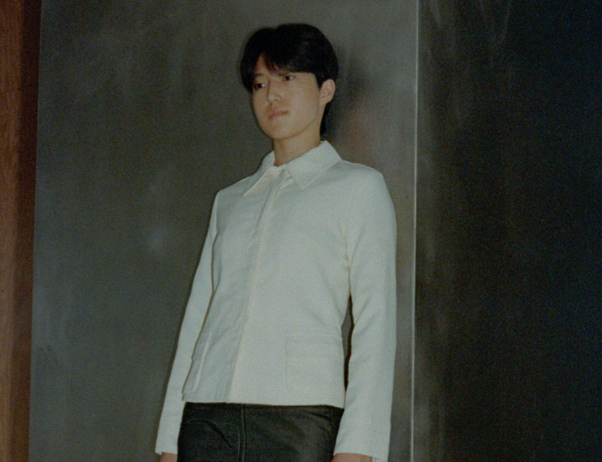 Plein Sud Ecru Crop Blazer Jacket