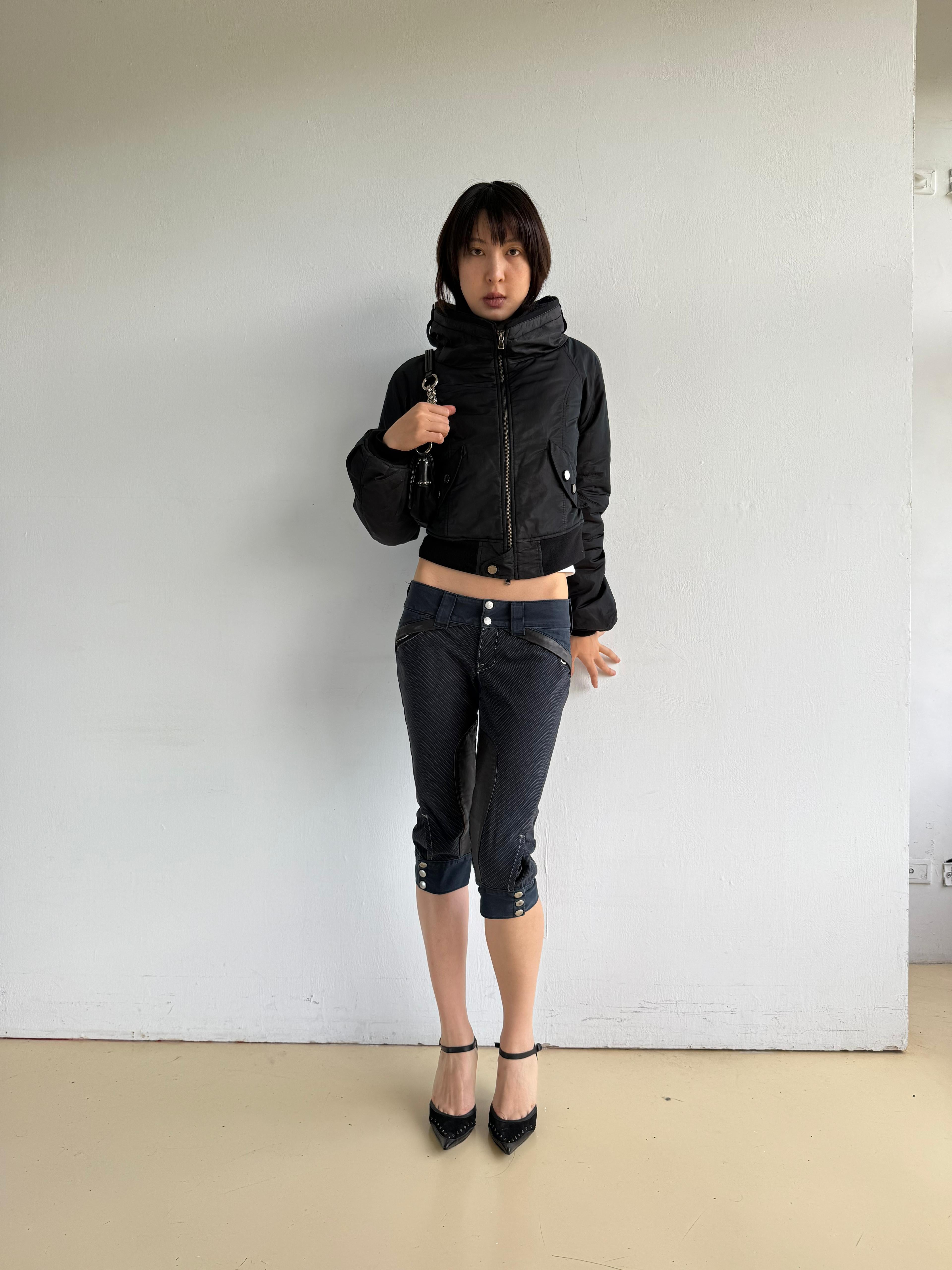 Nolita Black/ Brown Capri Pants