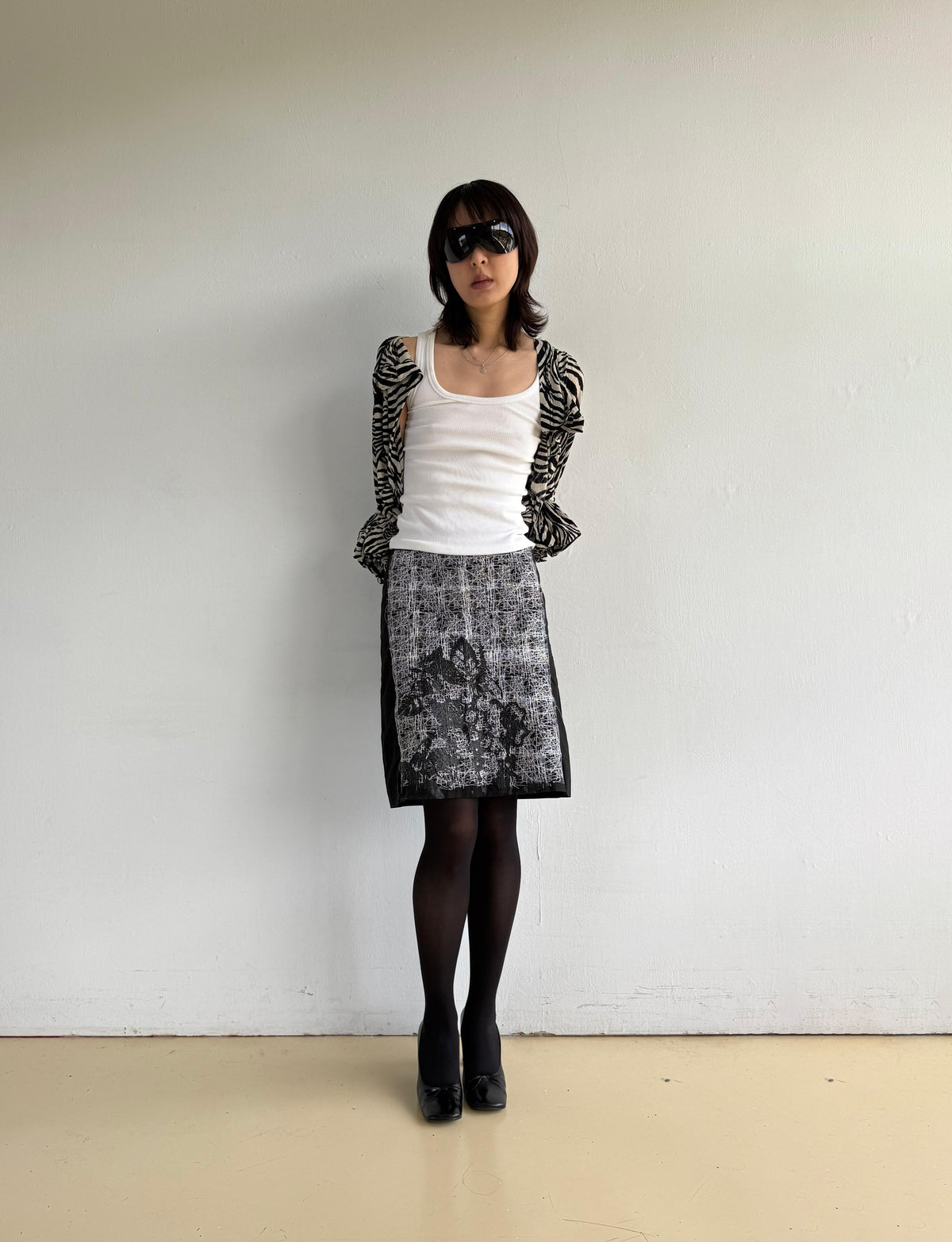 Junya Watanabe Spring 2008 Zebra Printed Blouse