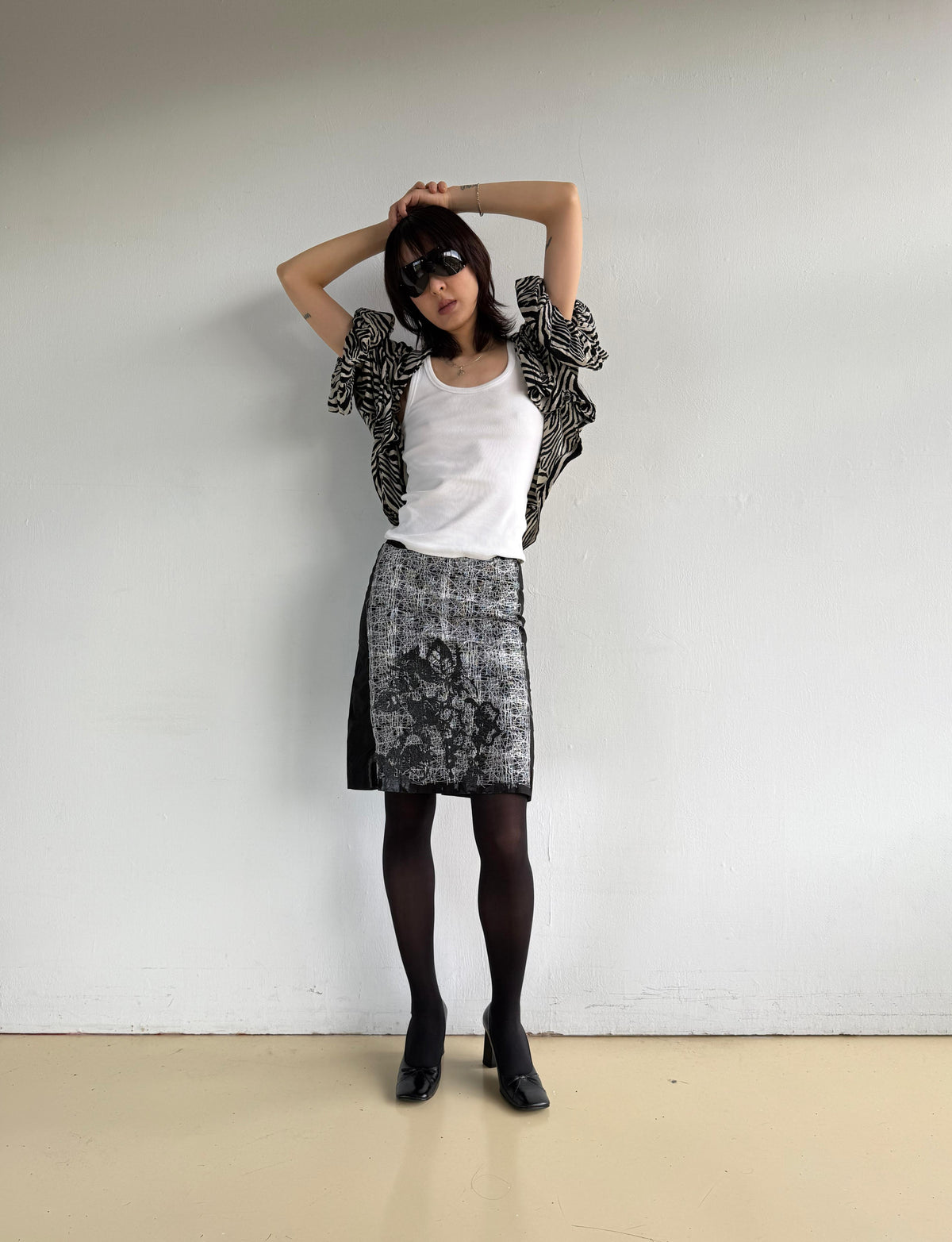 Junya Watanabe Spring 2008 Zebra Printed Blouse