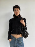 Francesco Biasia Croc Pattern Shoulder Bag