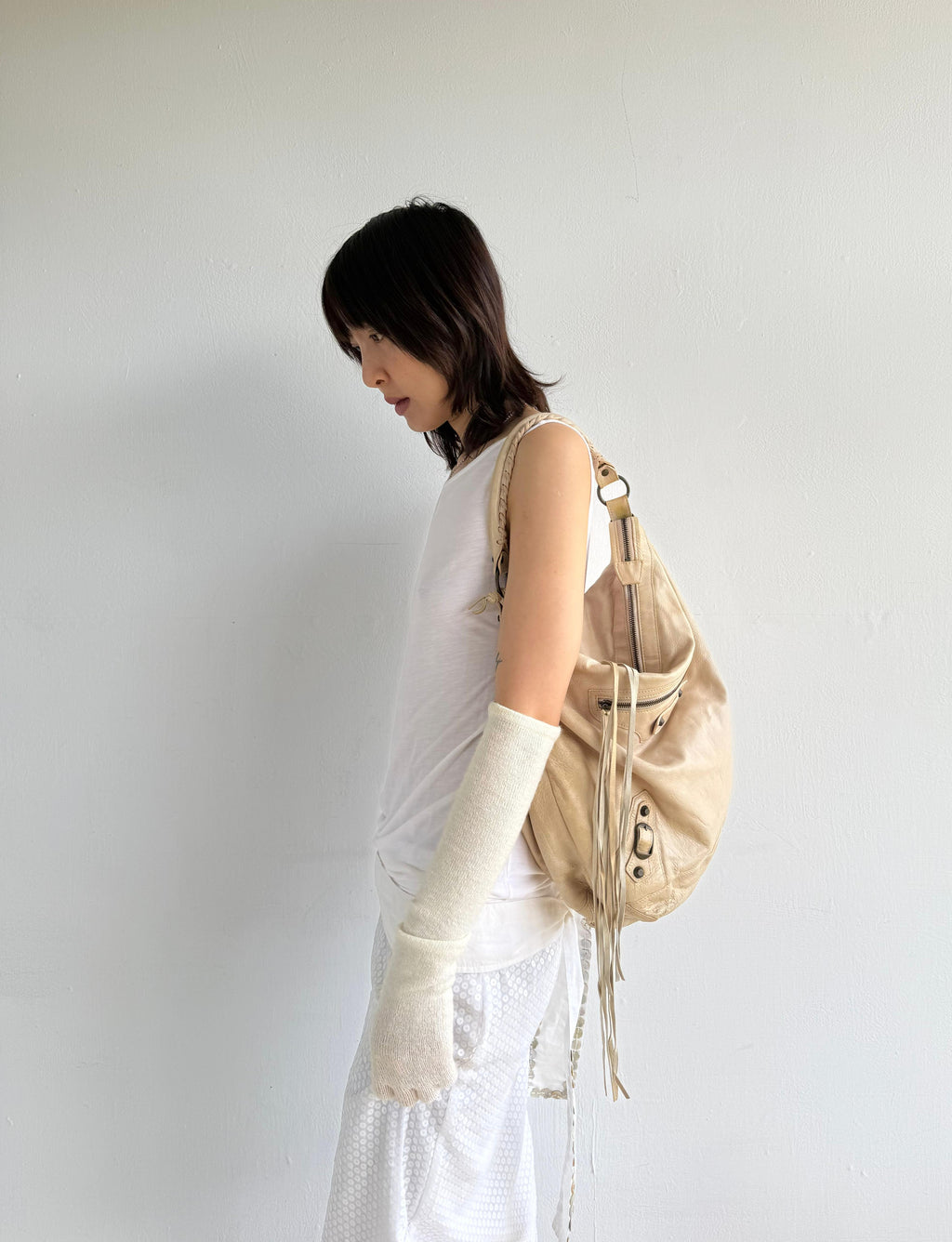 Balenciaga Beige Day Bag