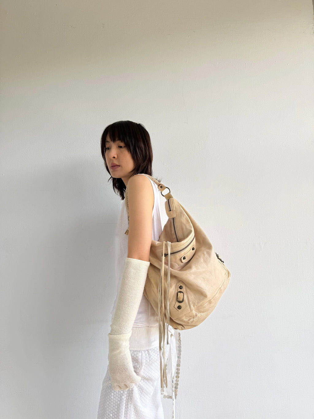 Balenciaga Beige Day Bag